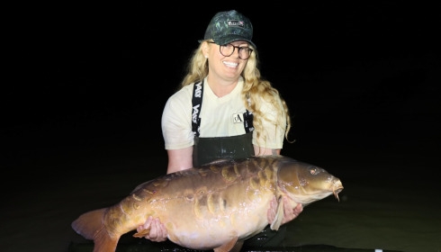 A 54 lb carp from Jonchery, My new pb 54lb on the nose., Jul 2026