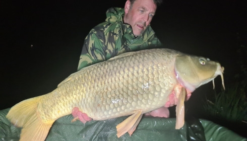 A 38 lb carp from Jonchery, Common, Apr 2026