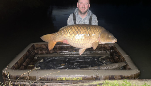 A 54 lb 6 oz carp from Jonchery, Common, Jul 2026