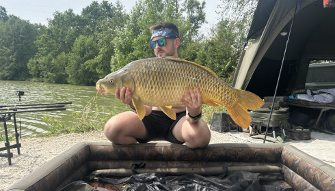 A 33 lb 5 oz carp from Jonchery, Common, Jul 2026