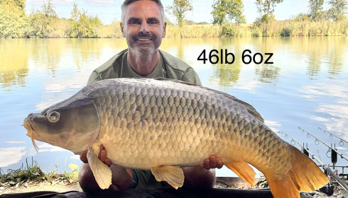 A 46 lb 6 oz carp from Jonchery, Sep 2026