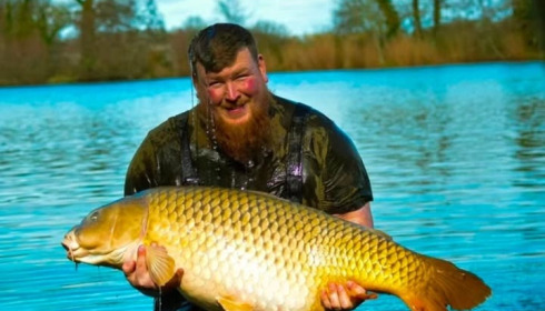 A 67 lb carp from Jonchery, Wayne, Mar 2026