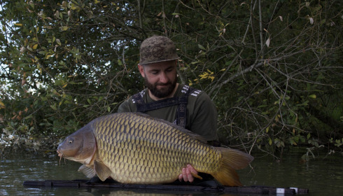 A 37 lb carp from Jonchery, Sep 2026