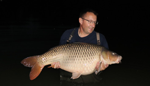 A 51 lb 8 oz carp from Jonchery, Sep 2026