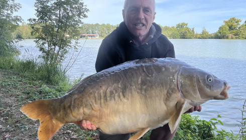 A 47 lb 8 oz carp from Jonchery, Gorgeous mirror, Sep 2026