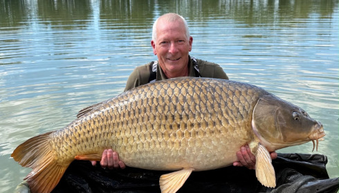 A 56 lb carp from Jonchery, 56 lb common, Sep 2026