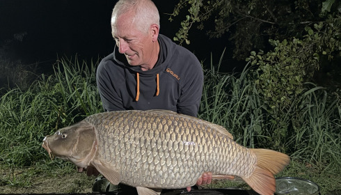 A 39 lb carp from Jonchery, Sep 2026