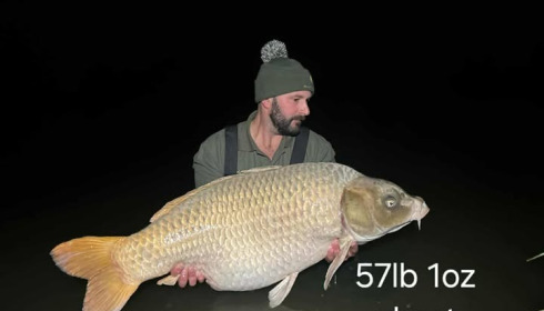 A 57 lb 1 oz carp from Jonchery, Oct 2025