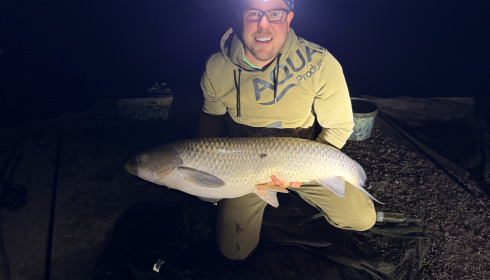 A 38 lb grass carp from Brocard Small, Sep 2026