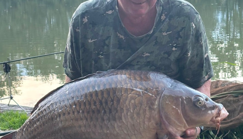 A 50 lb carp from Jonchery 7, Cliff's Common, Sep 2026