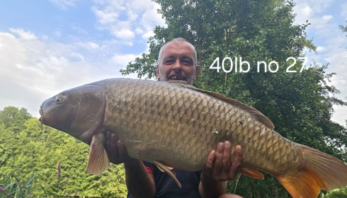 A 40 lb carp from Jonchery 7, Sep 2025