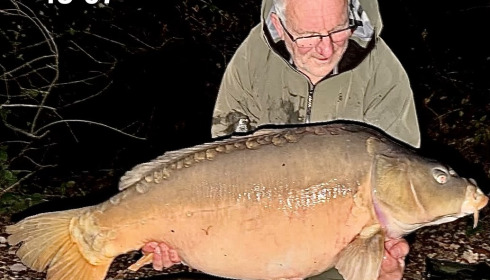 A 48 lb 7 oz carp from Brie, Mirror, Oct 2026