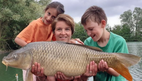 A 29 lb carp from Blue Lake, floreau, May 2020