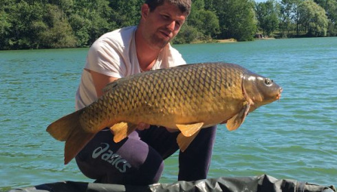 A 26 lb carp from Blue Lake, dimitri, Jun 2020