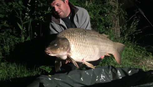 A 44 lb 9 oz carp from Blue Lake, dimitri, Jun 2020
