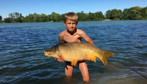 A 30 lb carp from Blue Lake, leo, Jun 2020