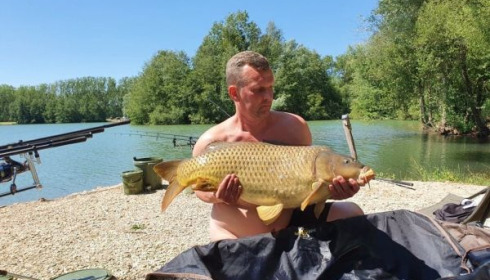 A carp from Blue Lake, BLOT, Jun 2020
