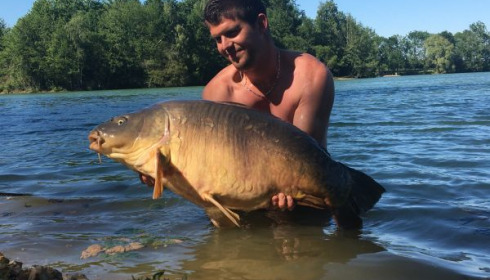A 46 lb 3 oz carp from Blue Lake, dimitri, Jun 2020