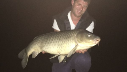 A 30 lb 8 oz carp from Blue Lake, dimitri, Jun 2020
