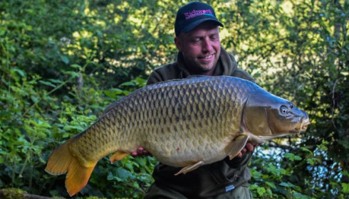 A 39 lb 4 oz fish from Brocard Small, Common Carp, Jun 2020