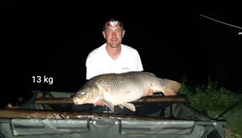 A 28 lb carp from Cailleaux, raymond, May 2020