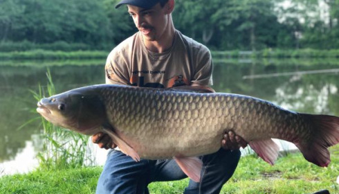 A 40 lb carp from Cailleaux, damien, May 2020