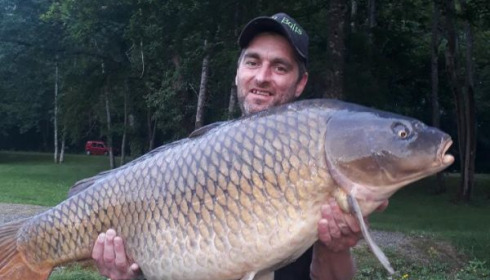 A 46 lb 3 oz carp from Cailleaux, girard, May 2020