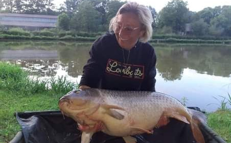 A 46 lb 3 oz carp from Cailleaux, bonnard, May 2020