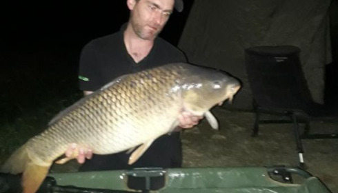 A 28 lb 6 oz carp from Cailleaux, girard, May 2020
