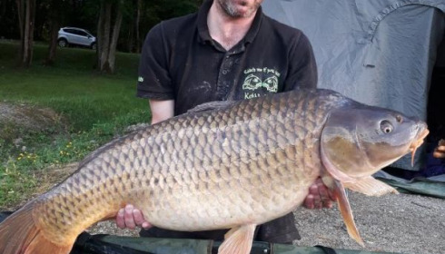 A 30 lb 9 oz carp from Cailleaux, girard, May 2020