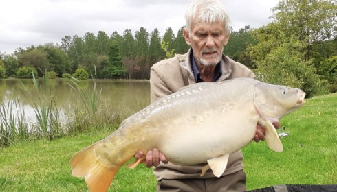 A 26 lb 4 oz carp from Landes, Ron, May 2020