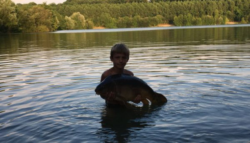 A carp from Lepinet North, leo, Jul 2020