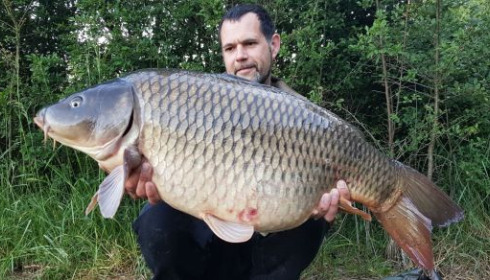 A 39 lb 7 oz carp from Lepinet South, guillaume, May 2020