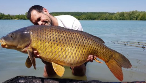 A 37 lb 5 oz carp from Lepinet South, guillaume, May 2020
