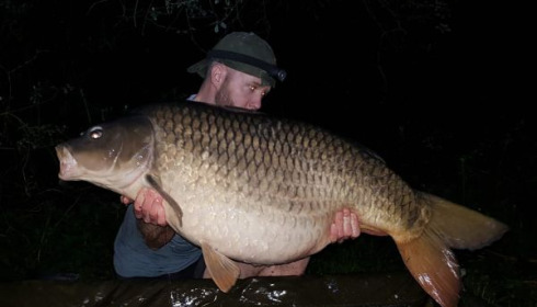 A 60 lb carp from Villefond, Mark Lambert, Apr 2020
