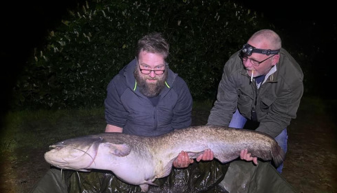 A 44 lb catfish from Lillybelle, Matt French