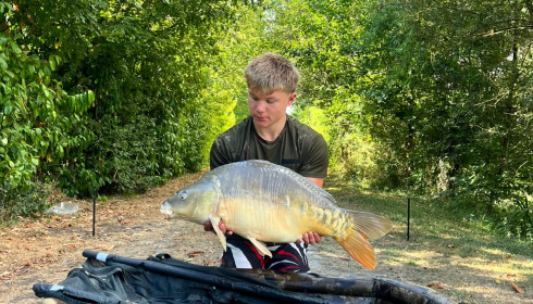 A 32 lb carp from Lillybelle, Fred Hammond, Jul 2026