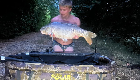 A 24 lb carp from Lillybelle, Fred Hammond, Jul 2026