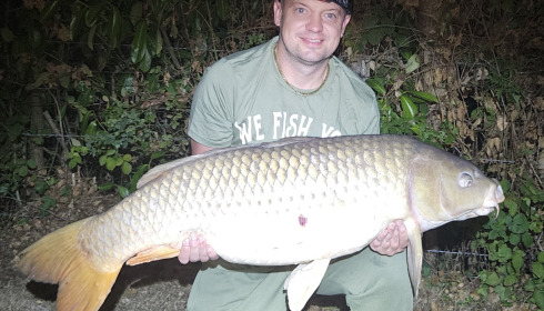 A 39 lb 9 oz carp from Lillybelle, Common, Sep 2026