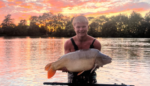 A 33 lb carp from Lillybelle, Fred Hammond, Jul 2026