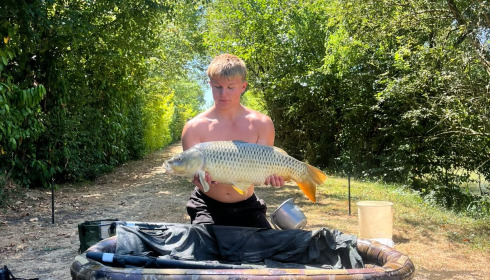 A 20 lb carp from Lillybelle, Fred Hammond, Jul 2026