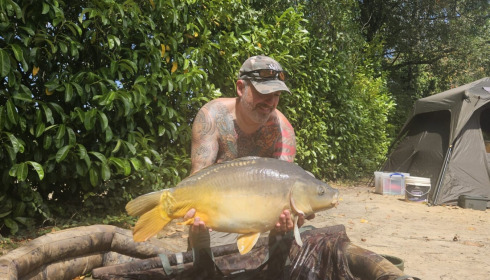 A 20 lb carp from Lillybelle, Simon Jackson, Jul 2026