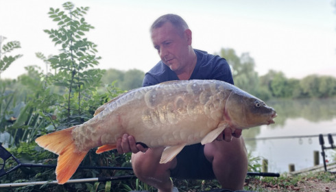 A 23 lb carp from Lillybelle, Jul 2026