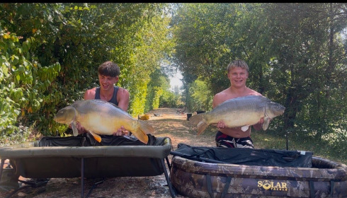 A 35 lb carp from Lillybelle, Fred Hammond, Jul 2026