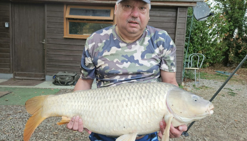 A 34 lb carp from Lillybelle, Common, Sep 2026