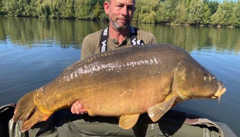 A 49 lb 8 oz carp from Deux Iles, Teresa Hincks, Sep 2026