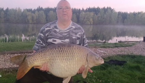 A 49 lb 5 oz carp from Deux Iles, Common, Apr 2026