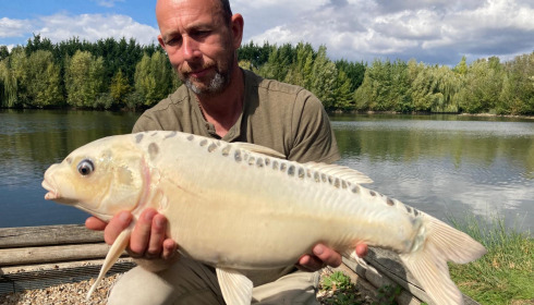 A 14 lb carp from Deux Iles, Teresa Hincks, Sep 2026