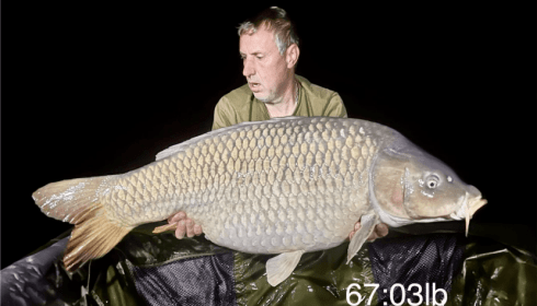 A 67 lb 3 oz carp from La Fonte, Oct 2026