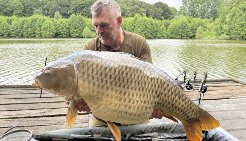 A 52 lb 5 oz carp from La Fonte, Paul Taylor with an amazing Common from Swim 3, May 2026